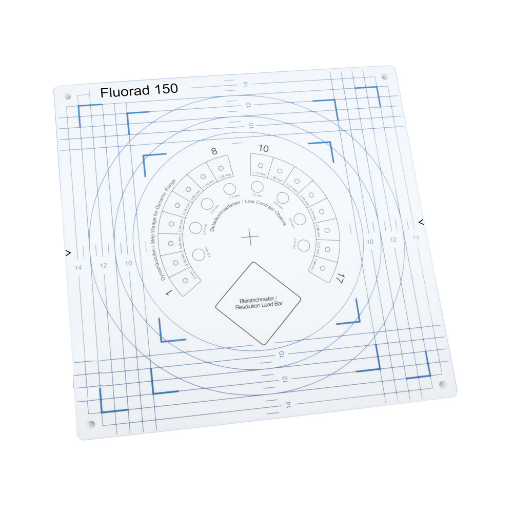 Pehamed Fluorad 150 透视摄影成像质量测试板